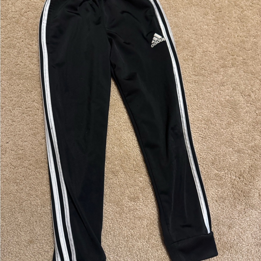 Adidas Kids Black Track Pants
